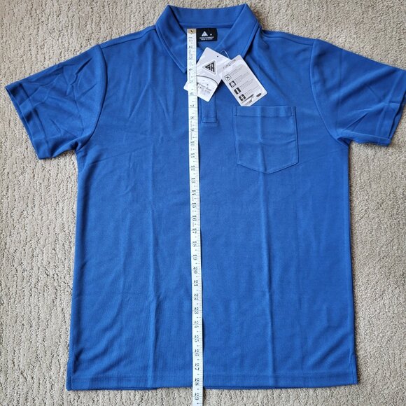 Men’s Short Sleeve Polo Shirt – Royal Blue – Size M – Speed Your Run – NWT - Picture 5 of 7